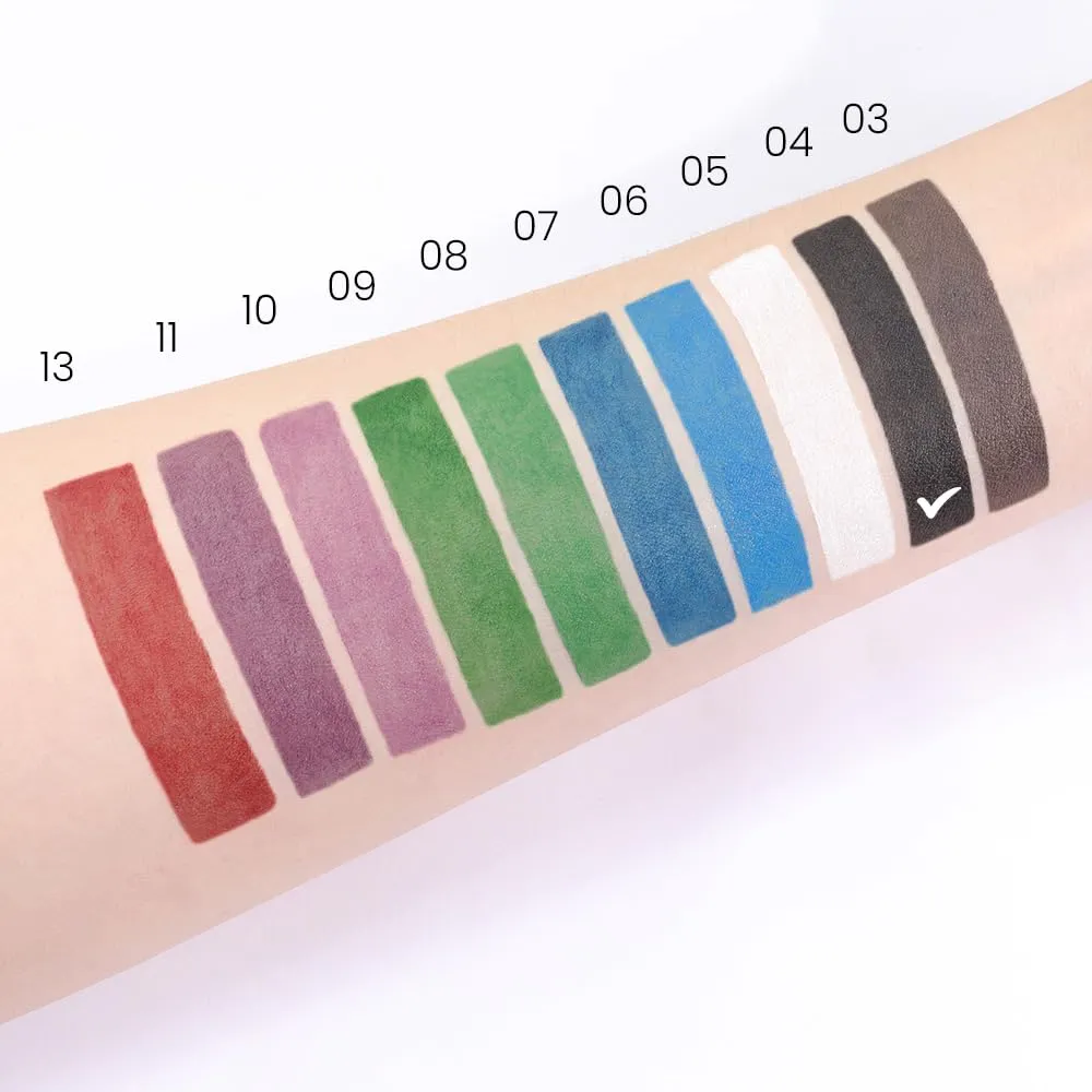 3Pcs Black Gel Eyeliner Pencil Set,Natural Cream Eye Liner Waterproof Smudge Proof,Cat Eye Black Smokey Eyeshadow Palette Stick Crayon,Goth Halloween Makeup,delineador de ojos contra el agua