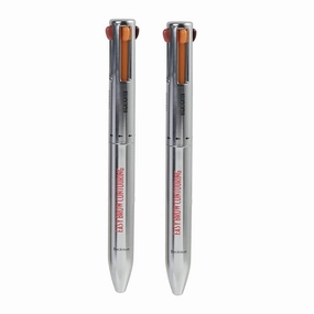4-in-1 Defining & Highlighting Brow Pencil, Brow Contour Pro, 4 in 1 Brow Contour Highlight Pen (2pcs,3# Black Brown)
