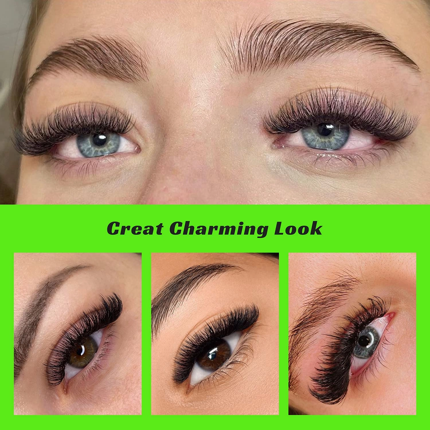 500 Premade Fans Lash Extensions 10D 8-15mm Mixed Length Promade Lash Fans 0.07 D Curl Premade Eyelash Fans Pointed Thin Base Handmade Volume Premade Lash Extensions (10D,0.07-D-8-15MM)