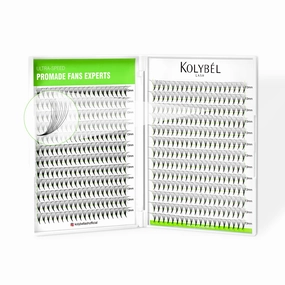 500 Premade Fans Lash Extensions 10D 8-15mm Mixed Length Promade Lash Fans 0.07 D Curl Premade Eyelash Fans Pointed Thin Base Handmade Volume Premade Lash Extensions (10D,0.07-D-8-15MM)