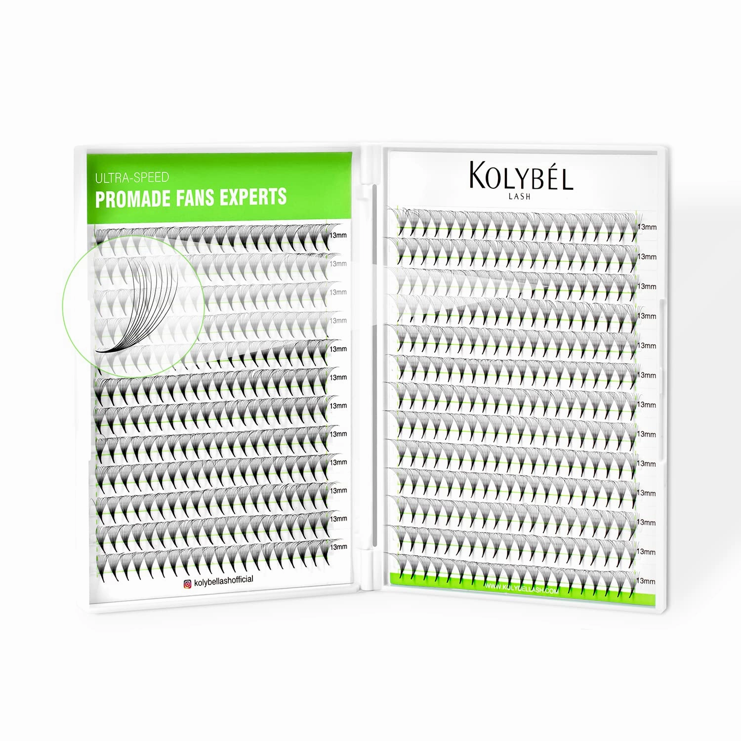500 Premade Fans Lash Extensions 10D 8-15mm Mixed Length Promade Lash Fans 0.07 D Curl Premade Eyelash Fans Pointed Thin Base Handmade Volume Premade Lash Extensions (10D,0.07-D-8-15MM)