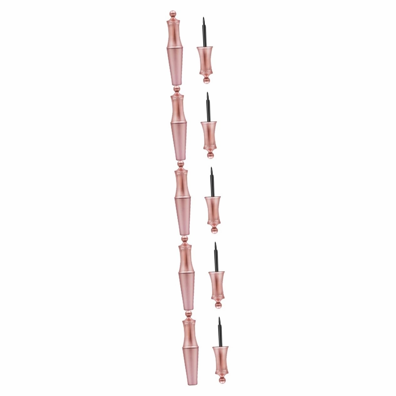 5sets Green Eyeliner Pen Magnetic Eyeliner for False Eyelashes 4ml 2pcs*5