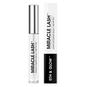 5th & Glow Miracle Lash Enhancing Serum, Eyelash Serum to Nourish, Hydrate, and Protect Eyelashes, Lash Serum for Eyelash Growth