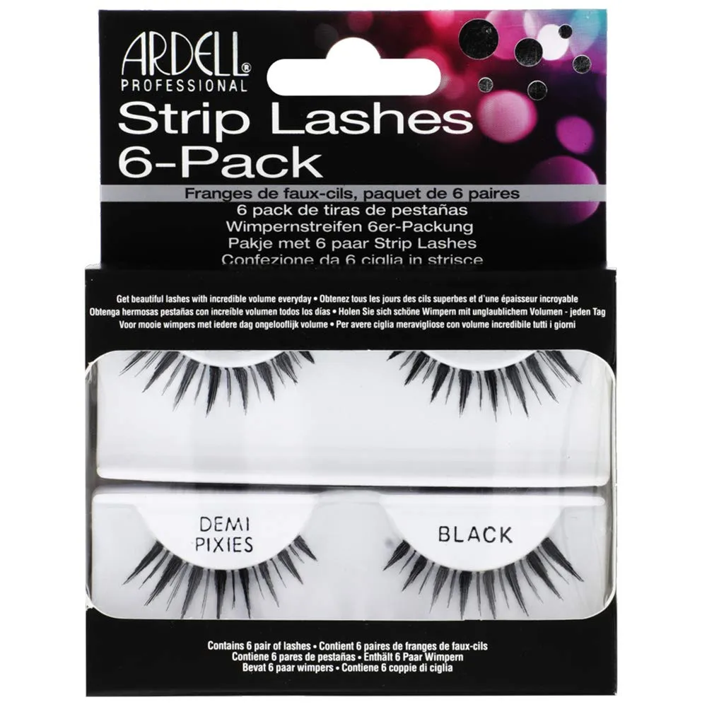 6 Pack Demi Pixies Black