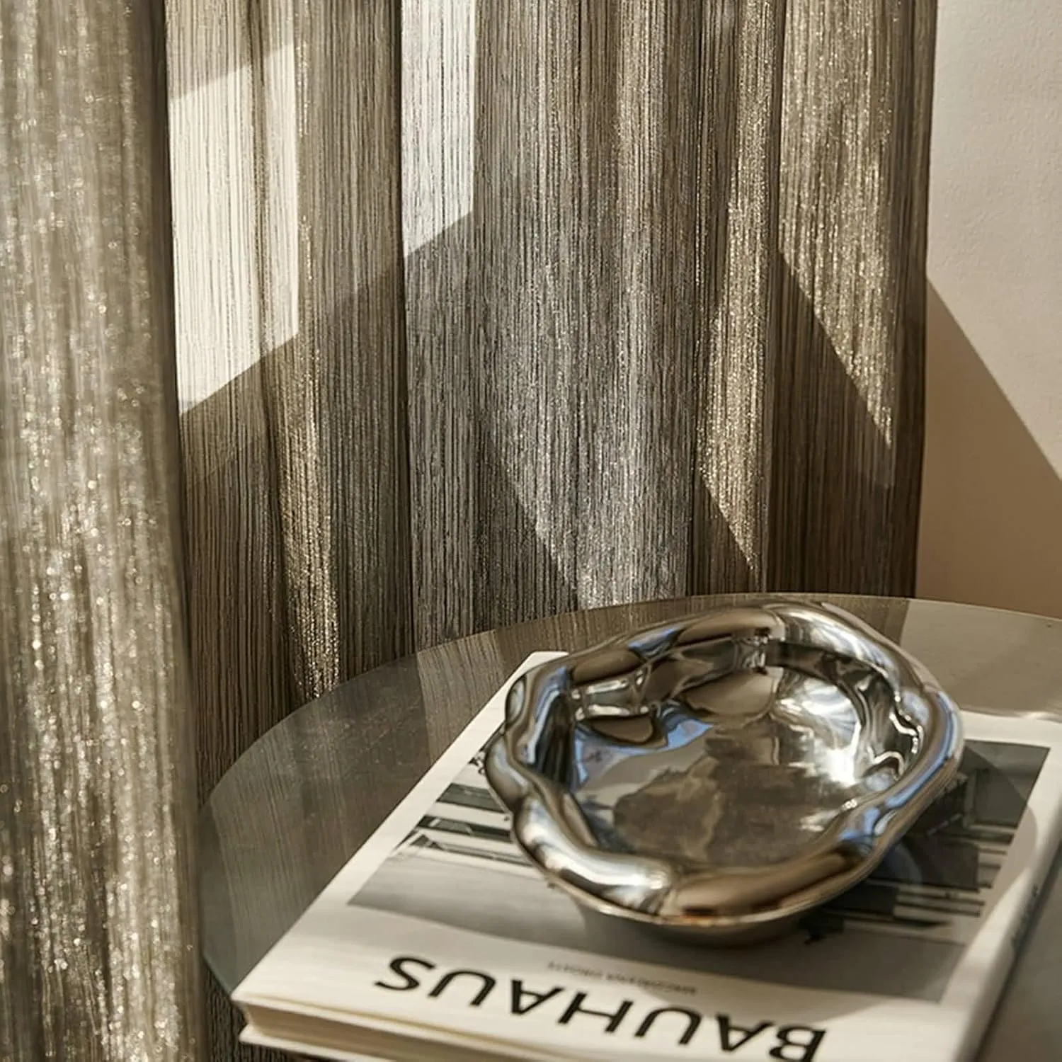 63 Sheer Curtains 2 Panels, Polyester Translucent Textured Sheer Curtain for Living Room, Bedroom, Grey Brown-Rod, 52W x 63H inch
