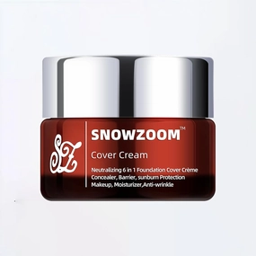 6 in1 Cover Crème Full Coverage Foundation Makeup, Hydrating Primer,Concealer,SPF 50 ,Long-Wearing Coverage-1.01 Fl Oz(30 ML) (LIGHT BEIGE- For medium skin tone, 1.23 OZ)