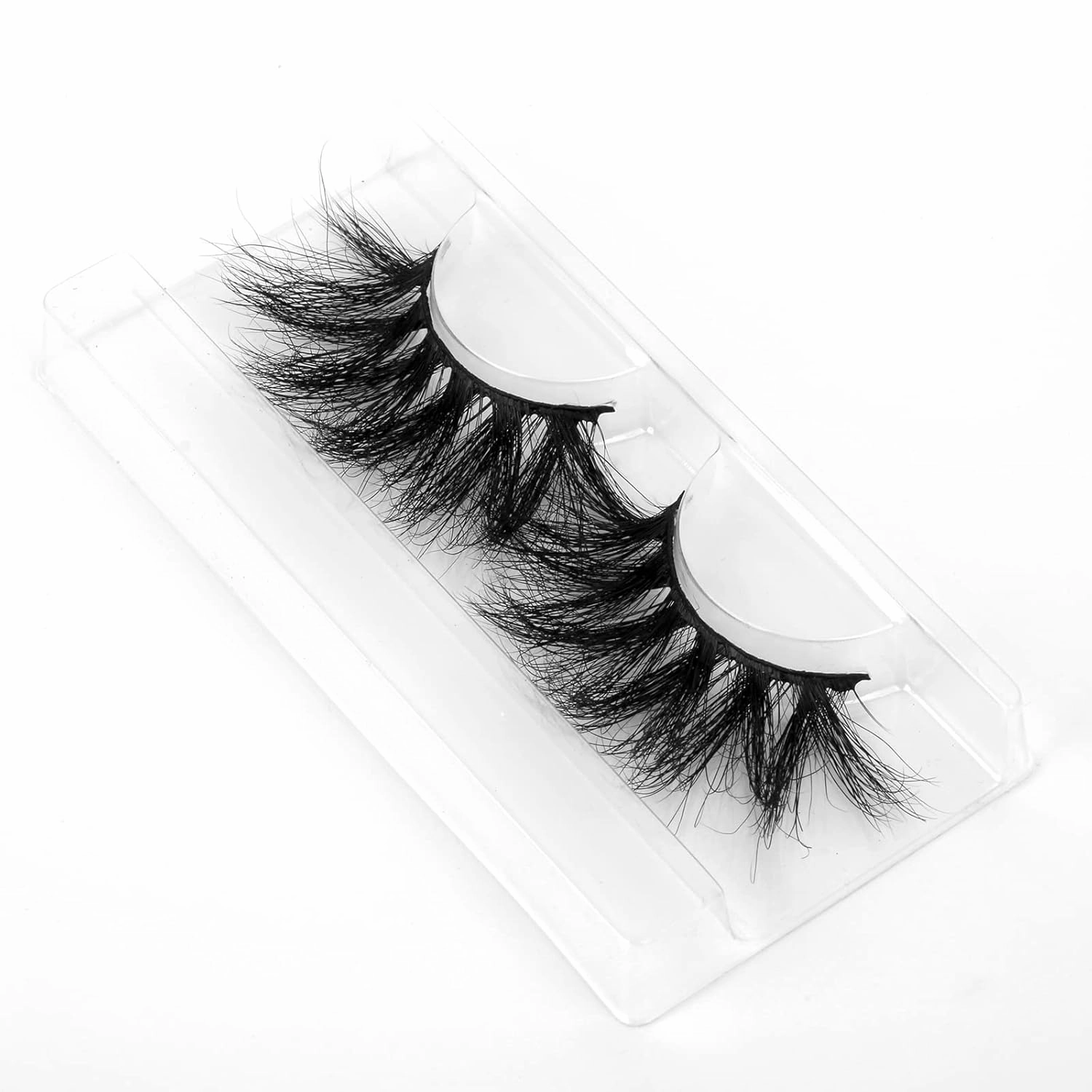 6 Pairs 25mm Mink Lashes 3D Real Mink Eyelashes Dramatic Fluffy False Eyelashes 100% Handmade 6D Long Thick Soft Reusable Full Volume Strip Eye Lashes (Honey)