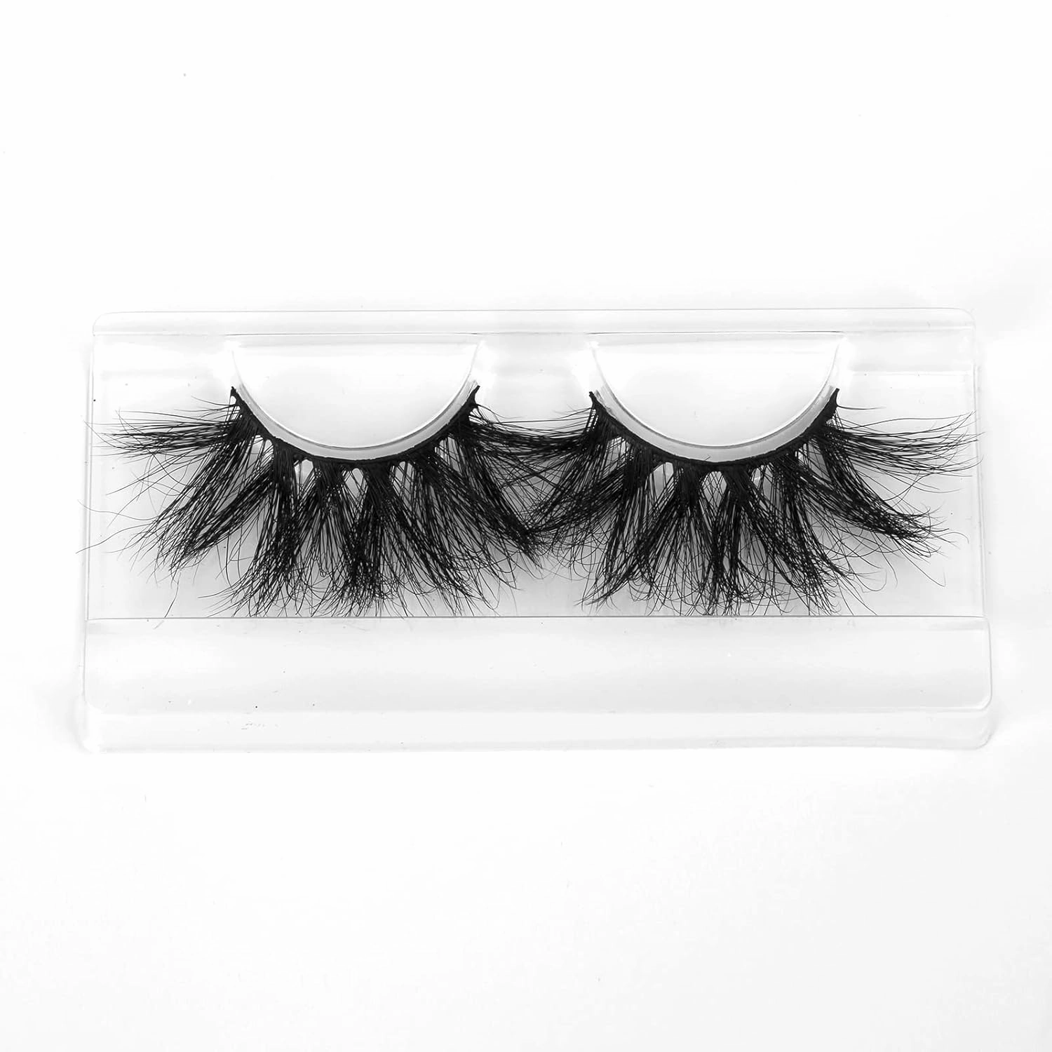 6 Pairs 25mm Mink Lashes 3D Real Mink Eyelashes Dramatic Fluffy False Eyelashes 100% Handmade 6D Long Thick Soft Reusable Full Volume Strip Eye Lashes (Honey)