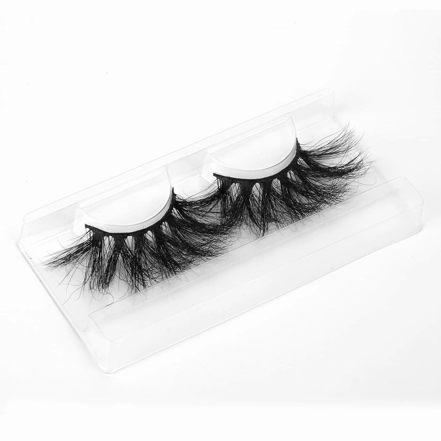6 Pairs 25mm Mink Lashes 3D Real Mink Eyelashes Dramatic Fluffy False Eyelashes 100% Handmade 6D Long Thick Soft Reusable Full Volume Strip Eye Lashes (Honey)
