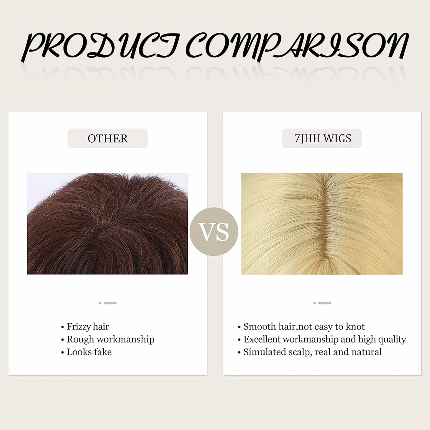 7JHH WIGS 26Inch Long Straight Wig with Bangs 613 Blonde Wig Heat Resistant Synthetic Wig Make Natural Looking Wigs for Women Party Cospaly Wig and Daily Used