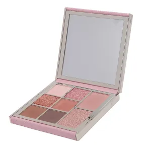 8 Color Eyeshadow Palette, Matte Metallic Eyeshadow Palette with PU Leather Shell, Waterproof