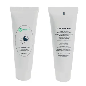 80ML Carbon Peel Cream Gel for Skin Rejuvenation Black Doll,Facial Skin Deep Cleaning with Carbon Gel Nano Activated Carbon for Laser (1pc)
