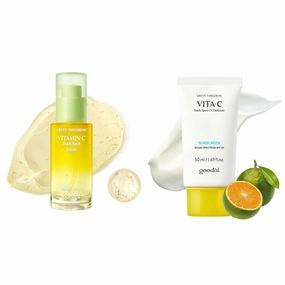 [Bundle] Goodal Green Tangerine Vitamin C Serum & Dark Spot UV Defense Sunscreen