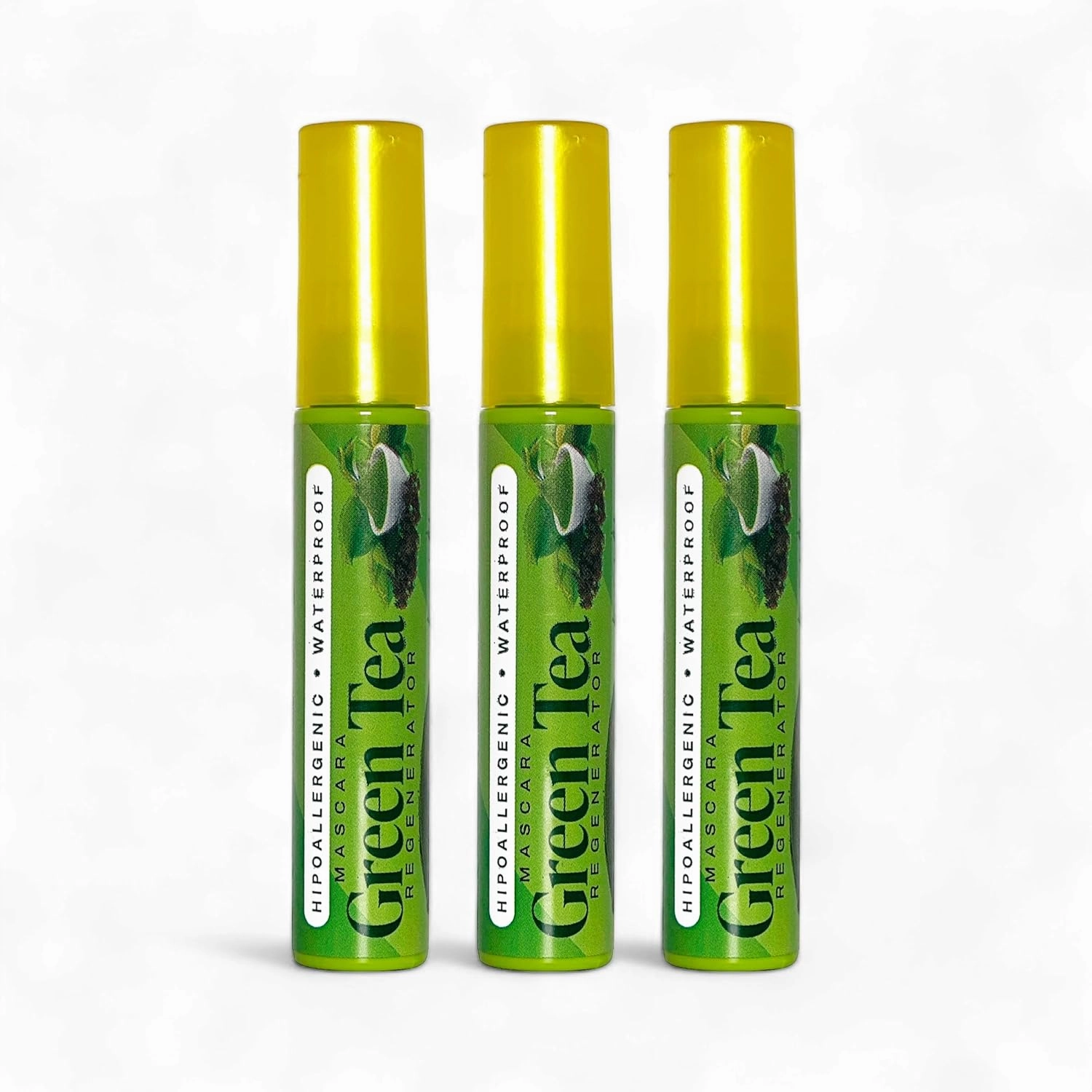 | Mascara Green Tea | Waterproof | Regenerator | High Volume | 3D Effect | | Hypoallergenic | 3 PACK