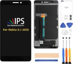 A-MIND for Nokia 6.1 2018 LCD Screen Replacement TA-1043 TA-1045 TA-1054 TA-1050 TA-1068 LCD Display Touch Digitizer Full Assembly Repair Kits,with Tools