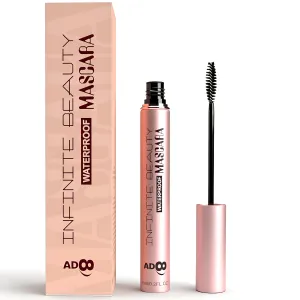 Adoo Infinite Beauty Mascara – Lash-Growth Hypoallergenic for older women Sensitive Eyes | Volumizing Waterproof Smudge-Proof Long-Lasting | Vegan Cruelty-Free Natural | Black, 6ml