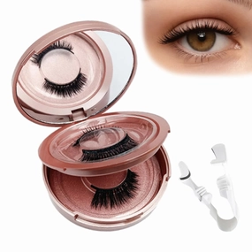 Aerliss Magnetic Lashes, Aerliss Ez Bella Lashes, Aerliss Magnetic Eyelashes, Aerliss Easy Bella Lashes, Reusable Magnetic Eyelashes, With Applicator No Glue Or Liner Needed, Natural Look (03-Simple)