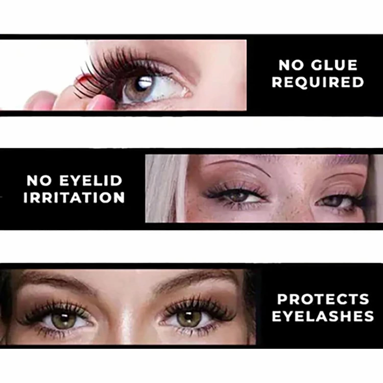 Aerliss Magnetic Lashes, Aerliss Ez Bella Lashes, Aerliss Magnetic Eyelashes, Aerliss Easy Bella Lashes, Reusable Magnetic Eyelashes, With Applicator No Glue Or Liner Needed, Natural Look (03-Simple)