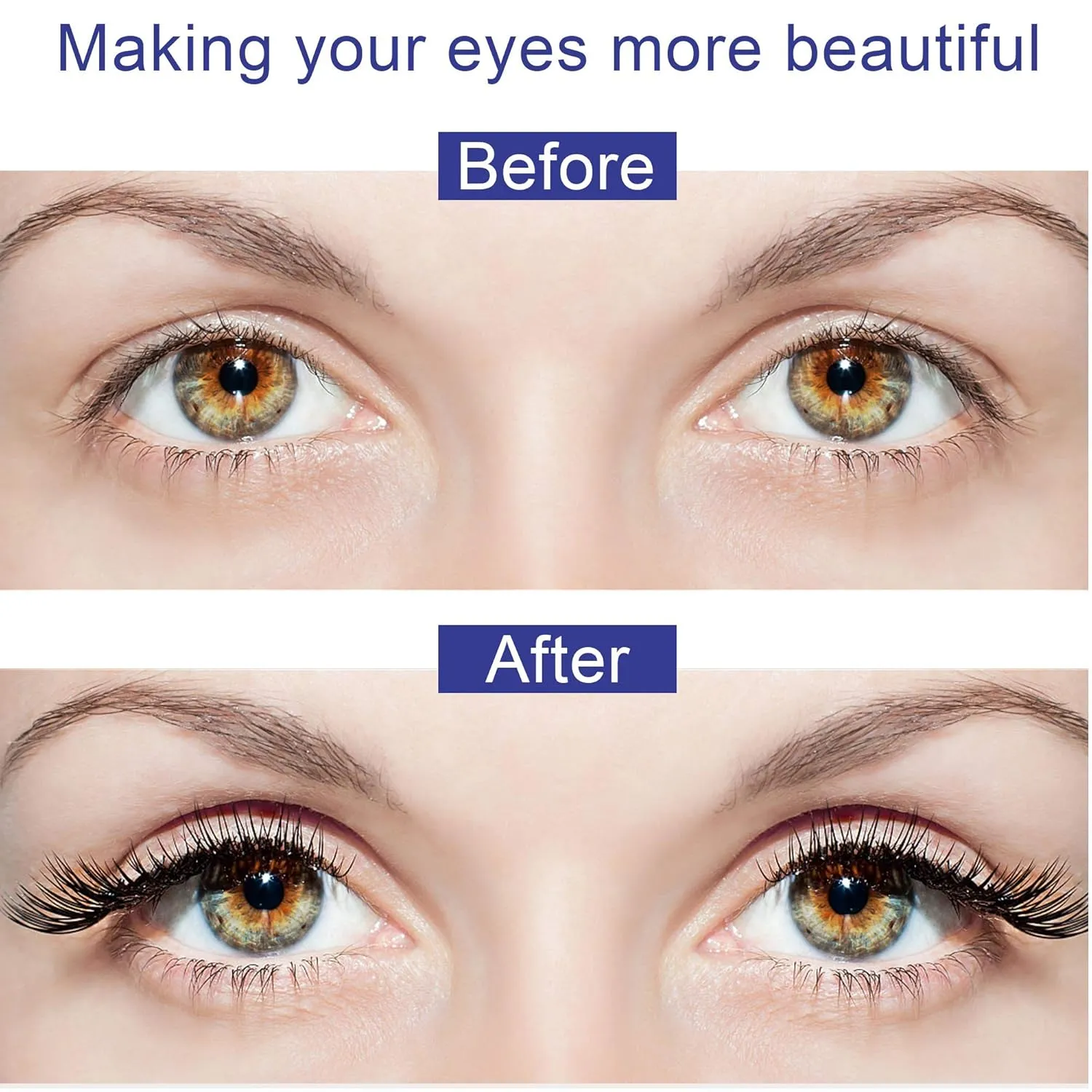 Alcastar Magnetic Eyelashes with Eyeliner Kit, Synthetic Fiber, Natural Look, Waterproof, No Glue Required (BT-1022)