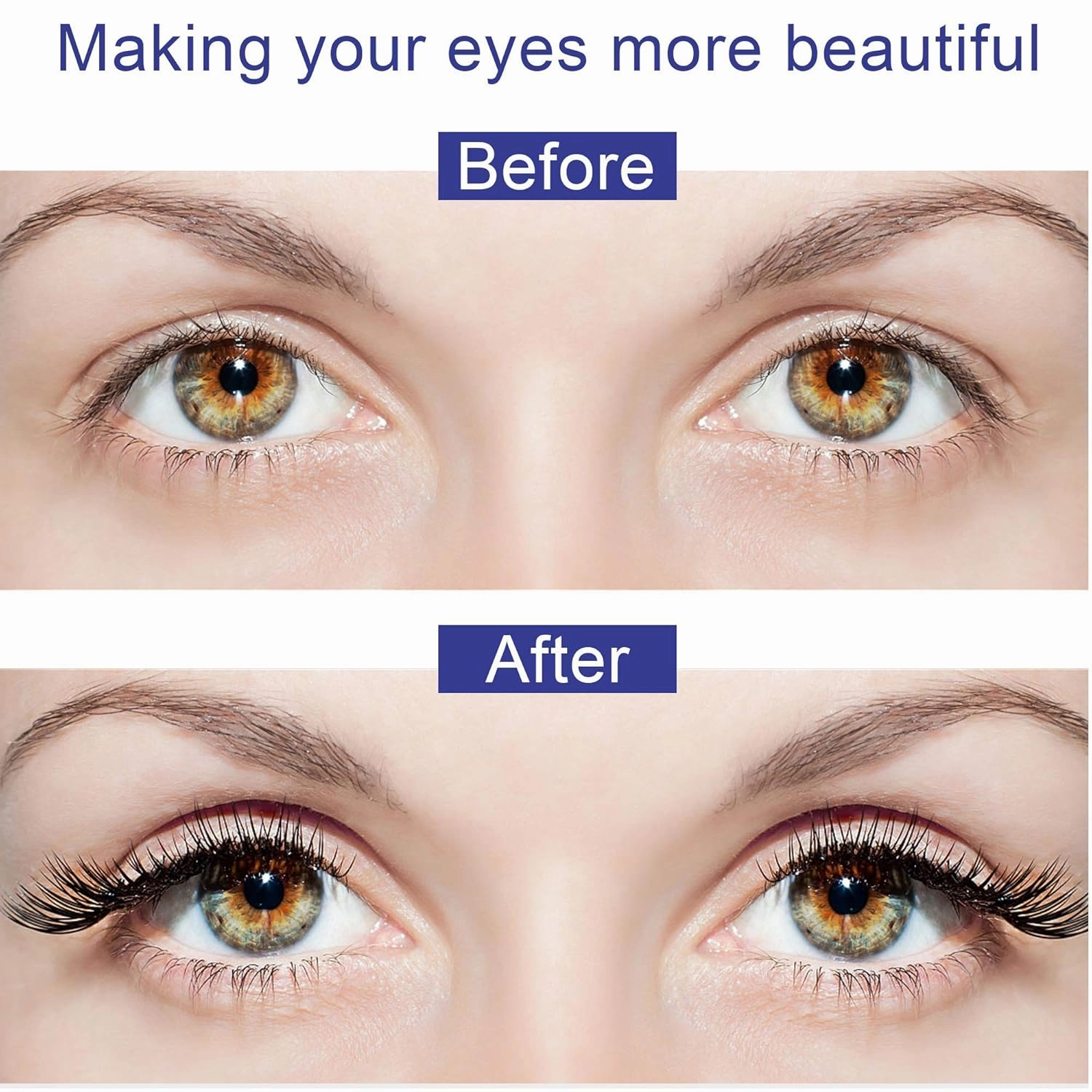 Alcastar Magnetic Eyelashes with Eyeliner Kit, Magnetic Lashes Natural Looking with, Long Lasting, Easy Apply,Cruelty-Free. (3D layered-7-2-D42)
