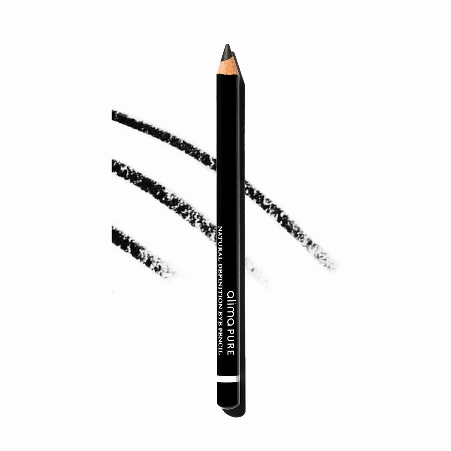 Alima Pure Natural Eye Pencil - Black Eyeliner Ink With Jojoba Oil, Vegan, Natural Look