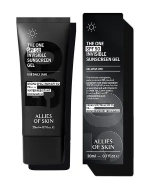 Allies of Skin Daily Face Sunscreen SPF 50, Travel Size | Zero White Cast Lightweight Formula | Dermatologist Tested Under Makeup Primer| Water-Resistant & PA     Broad Spectrum UVA/UVB (0.7 oz)