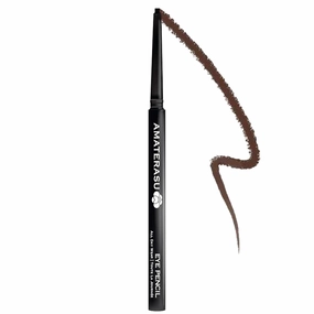 Amaterasu Eye Pencil - 24 Hour, Smudgeproof Nutmeg Brown Make Up Pencil - Waterproof & Humidity Resistant Lash & Waterline Eyeliner Pencil - Smooth Application, Clean & Vegan Pencil Eyeliner