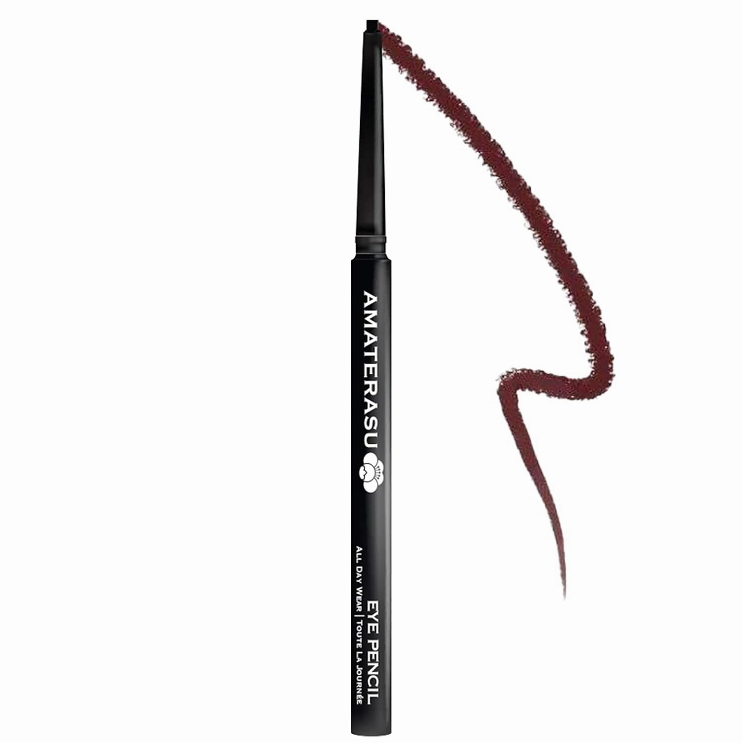 Amaterasu Eye Pencil - 24 Hour, Smudgeproof Plum Eye Pencil - Waterproof & Humidity Resistant Lash & Waterline Eyeliner Pencil - Smooth Application, Clean & Vegan Pencil Eyeliner