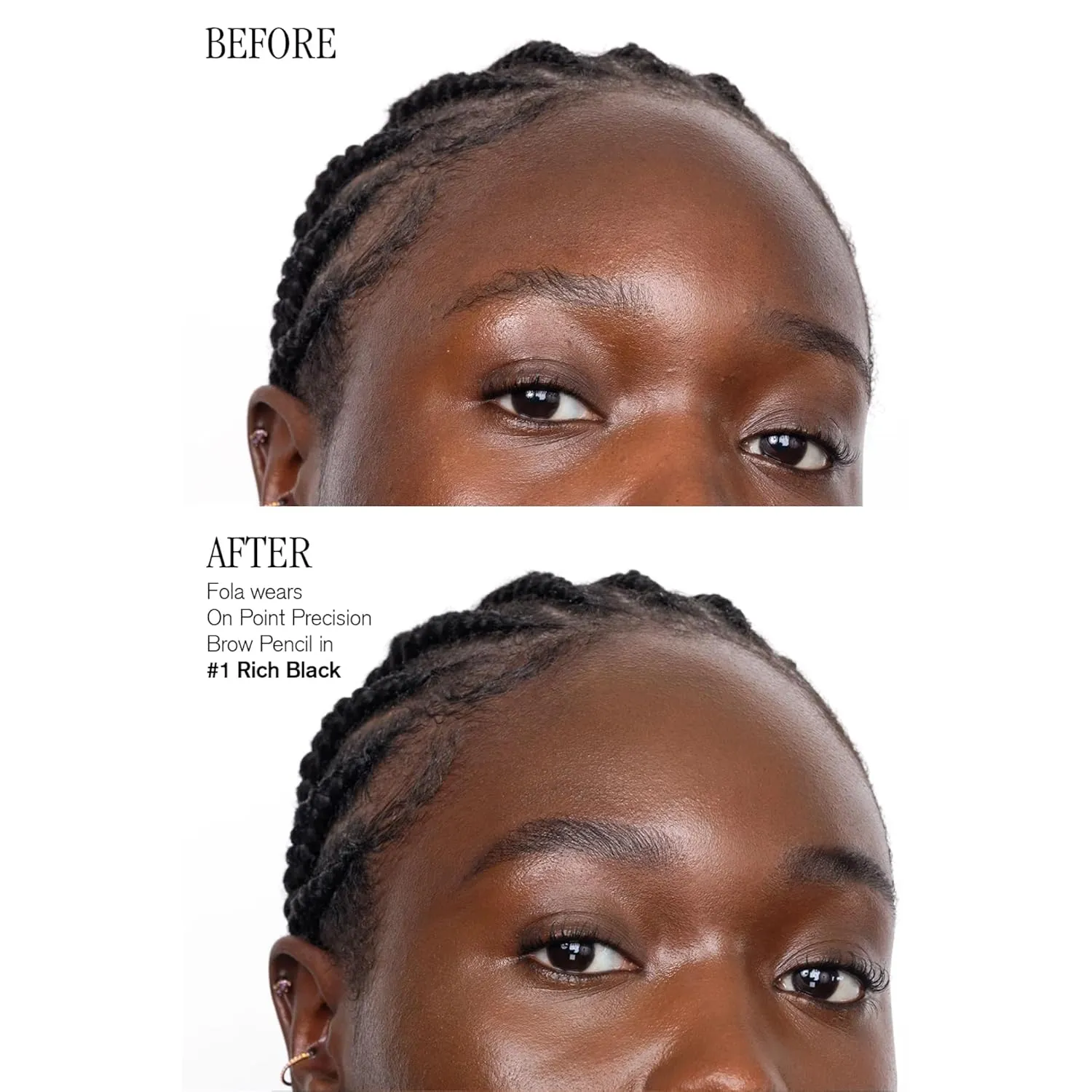 Ami Colé On Point Precision Brow Pencil (Rich Black), 0.003 oz