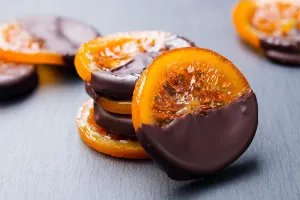 Amifruit Candied Orange Slices, 2.2 lb. Ready To Eat Orange Slices Slowly Candied In Sugar Syrup, Gluten Free, GMO Free, Trans Fat Free