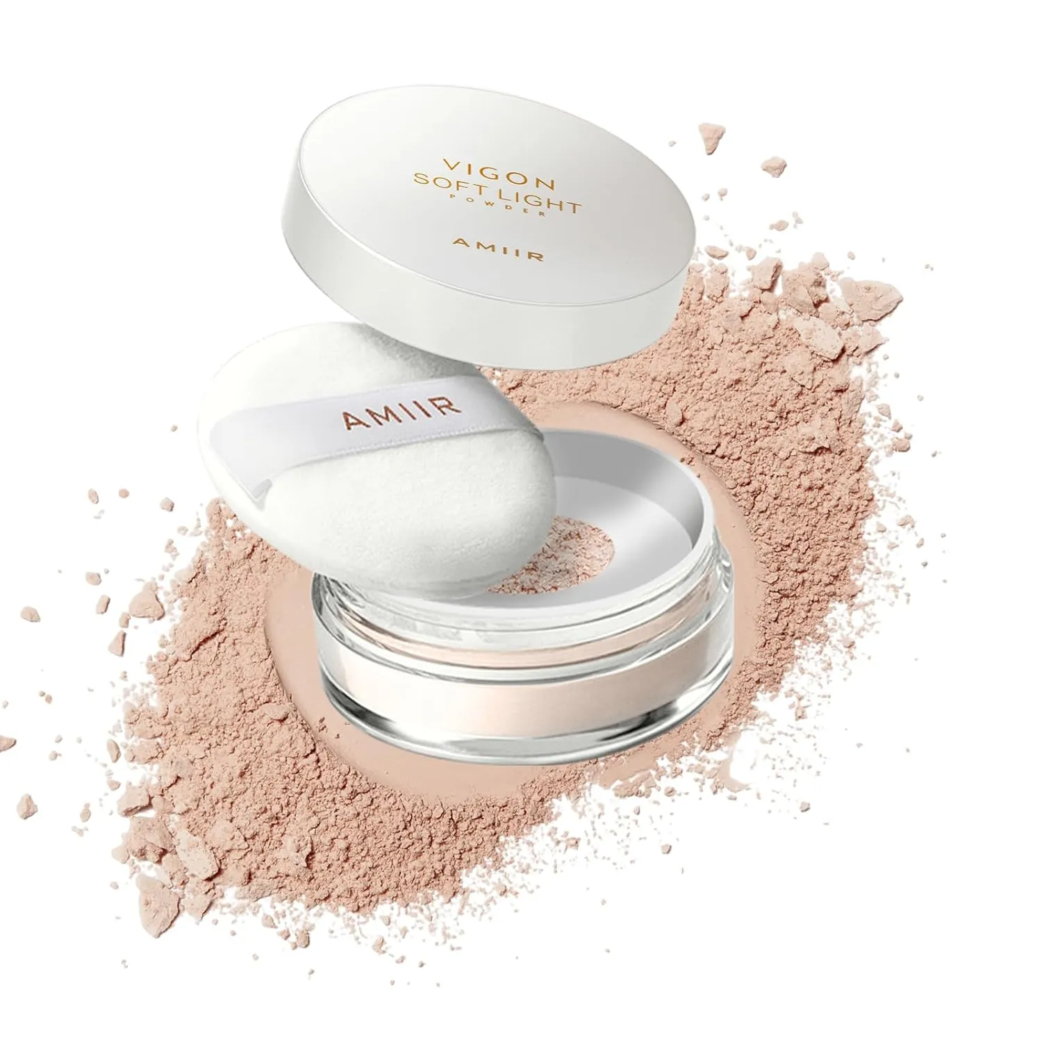 AMIIR Loose Setting Powder Makeup for Face - Talc-Free, Mattifying, Translucent Finish, Oil Control, Crease-Resistant, Perfect for Makeup Setting & Smoothing Pores on Oily Skin (#02 True Nude)