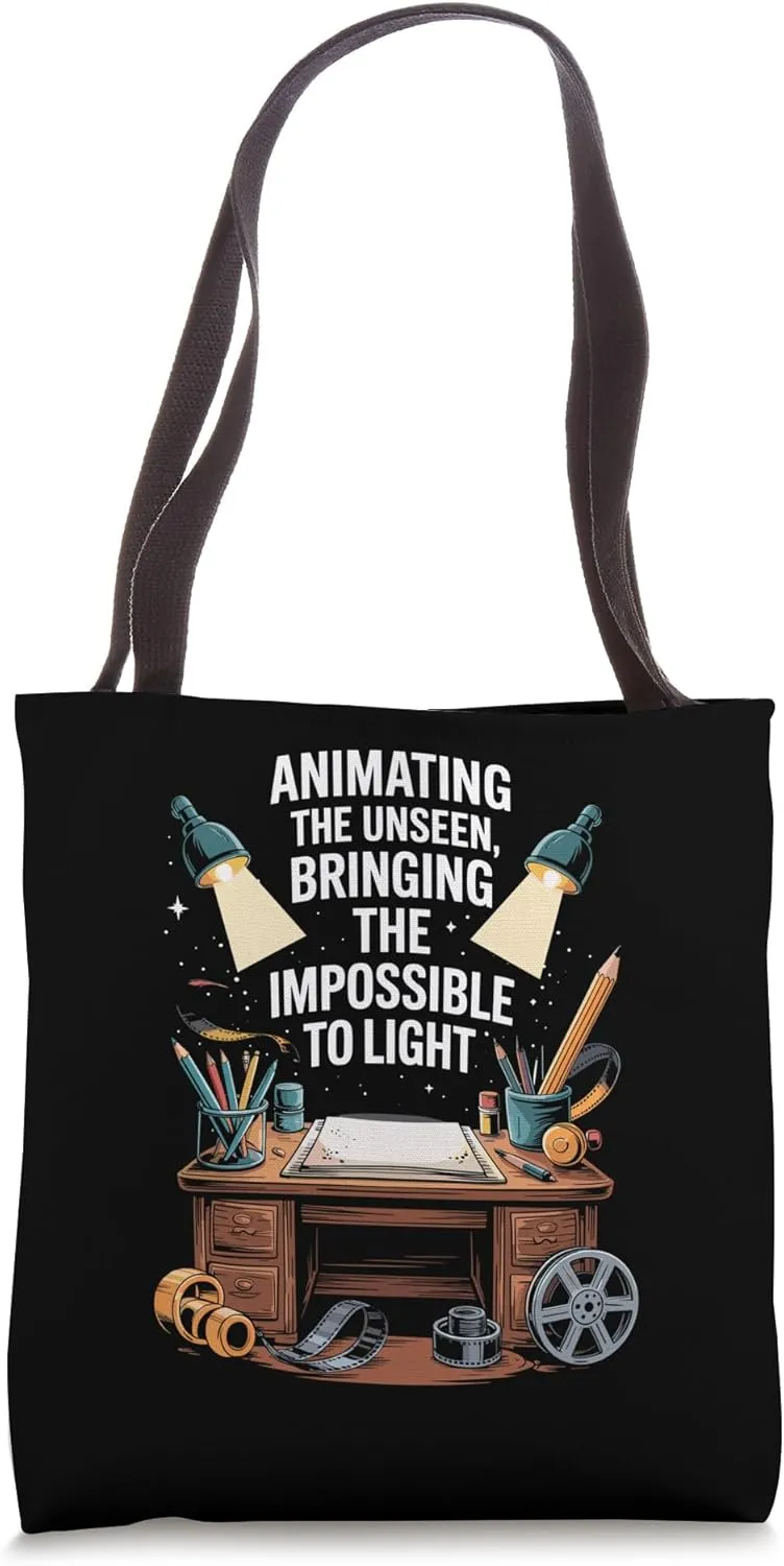 Animating The Unseen Bringing The Impossible To Light Draw Tote Bag