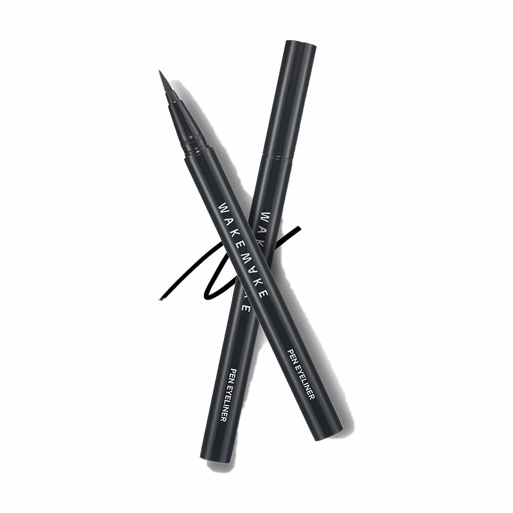 Any Proof Eyeliner, Korean Makeup Liquid Eyeliner, Waterproof, Smudge-proof, Ultra-Fine Tip, Long Lasting Waterproof Liquid Eyeliner 0.05 OZ (Pack of 2)
