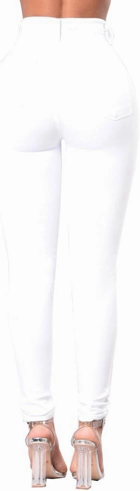 Aodrusa Womens Skinny Jeans High Waisted Stretch Slim Denim Butt Lift Pencil Pants Black