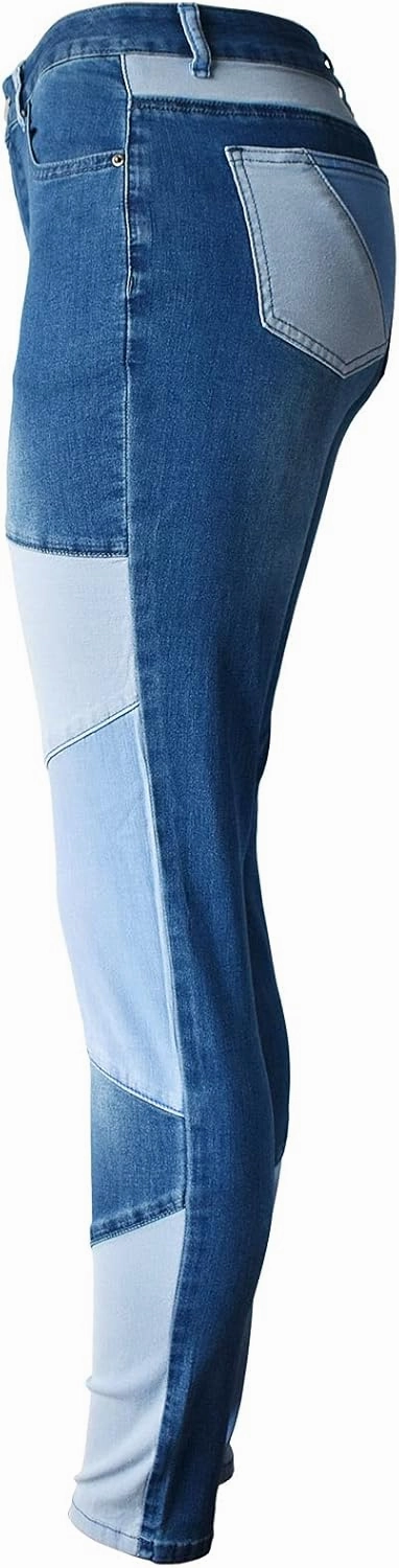 Aodrusa Womens Skinny Jeans High Waisted Stretch Slim Denim Butt Lift Pencil Pants Black