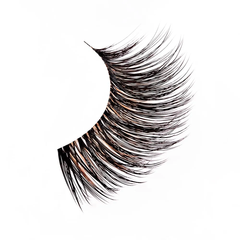 Ardell Balayage Wispies False Eyelashes - Caramel, Ultra Thin Band for Natural Wispy Lashes, Full Volume and Definition, Long-Lasting Wear, 4-Pack