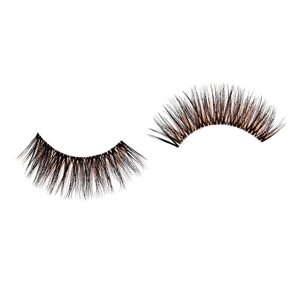Ardell Balayage Wispies False Eyelashes - Caramel, Ultra Thin Band for Natural Wispy Lashes, Full Volume and Definition, Long-Lasting Wear, 4-Pack