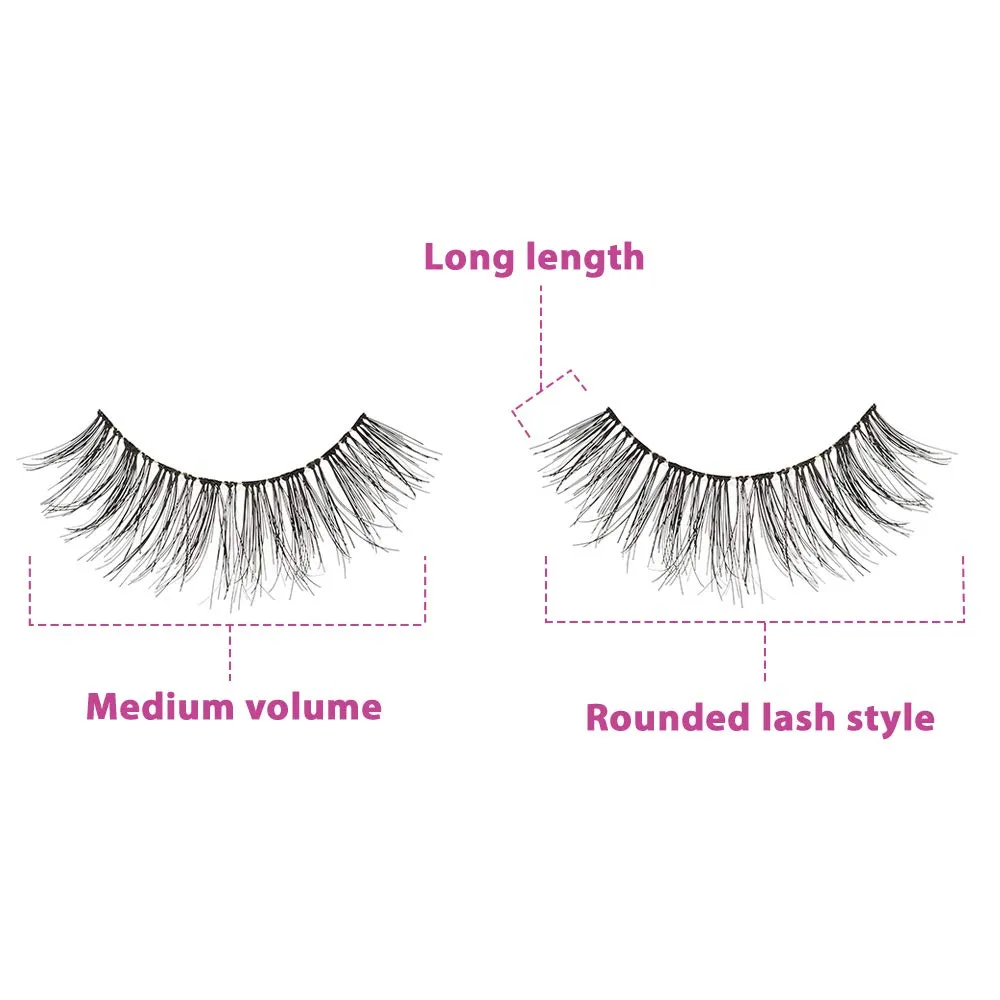 Ardell Double Up Wispies False Eyelashes - Black, Dramatic Volume, Wispy Lashes for a Full Look, 4 Pack