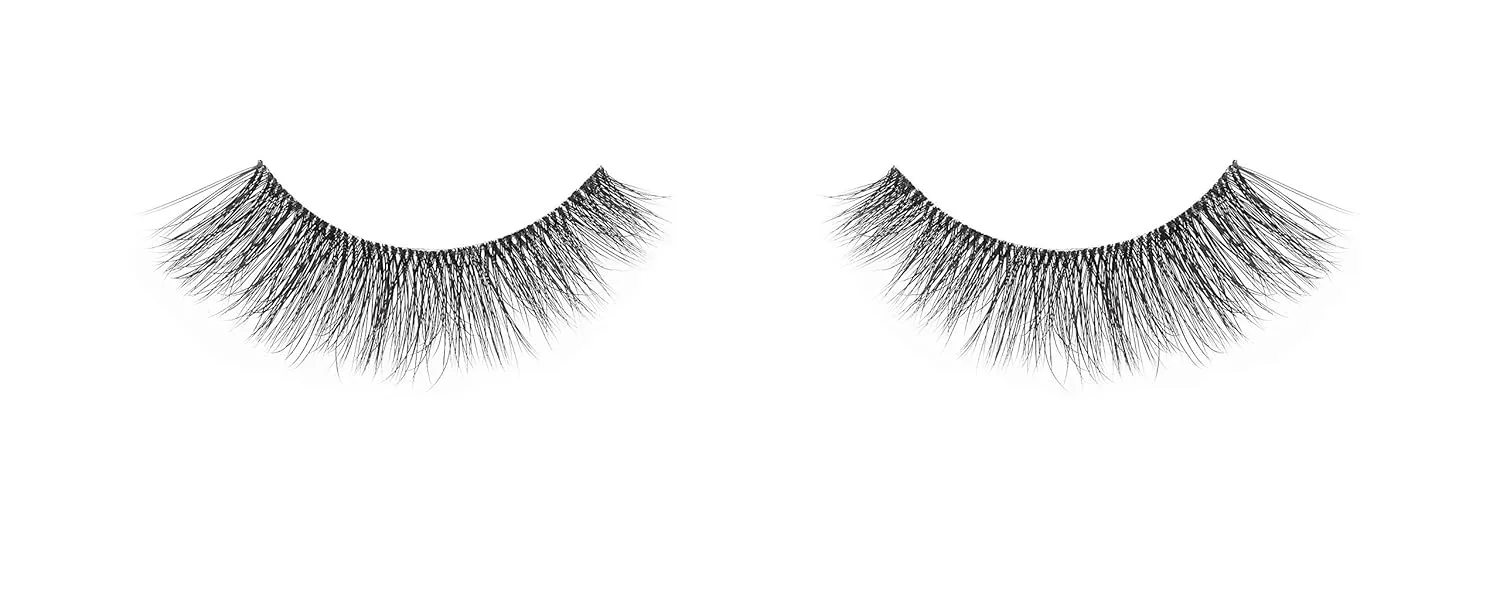 Ardell False Eyelashes 3D Faux Mink Lashes 859 - Lightweight Reusable Strip Lashes with Invisiband, Ultra-Fluffy Volume for a Natural Glam Look, 4 Pairs