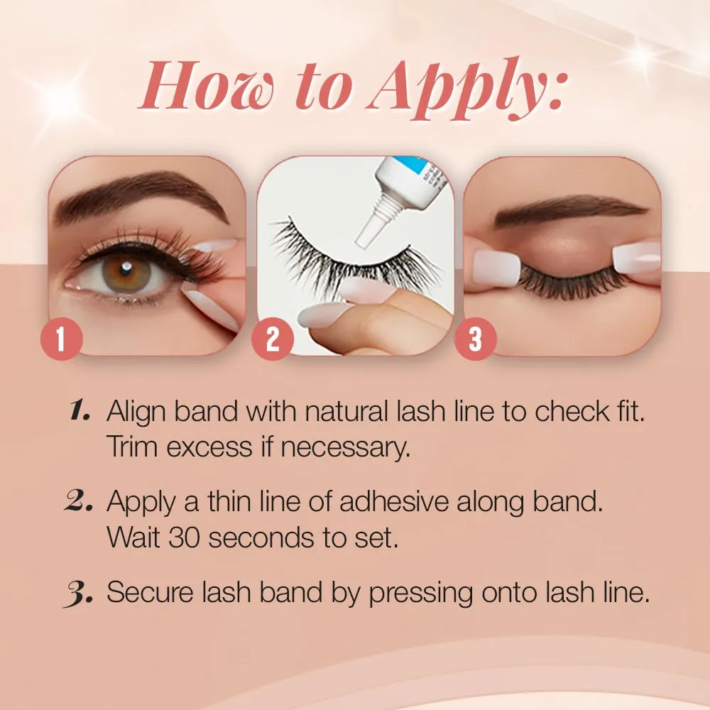 Ardell Naked Strip Lashes 420 - Soft Lightweight Fibers, Natural Look, Comfortable & Easy Application False Eyelashes, 4 Pairs, 2 Pack