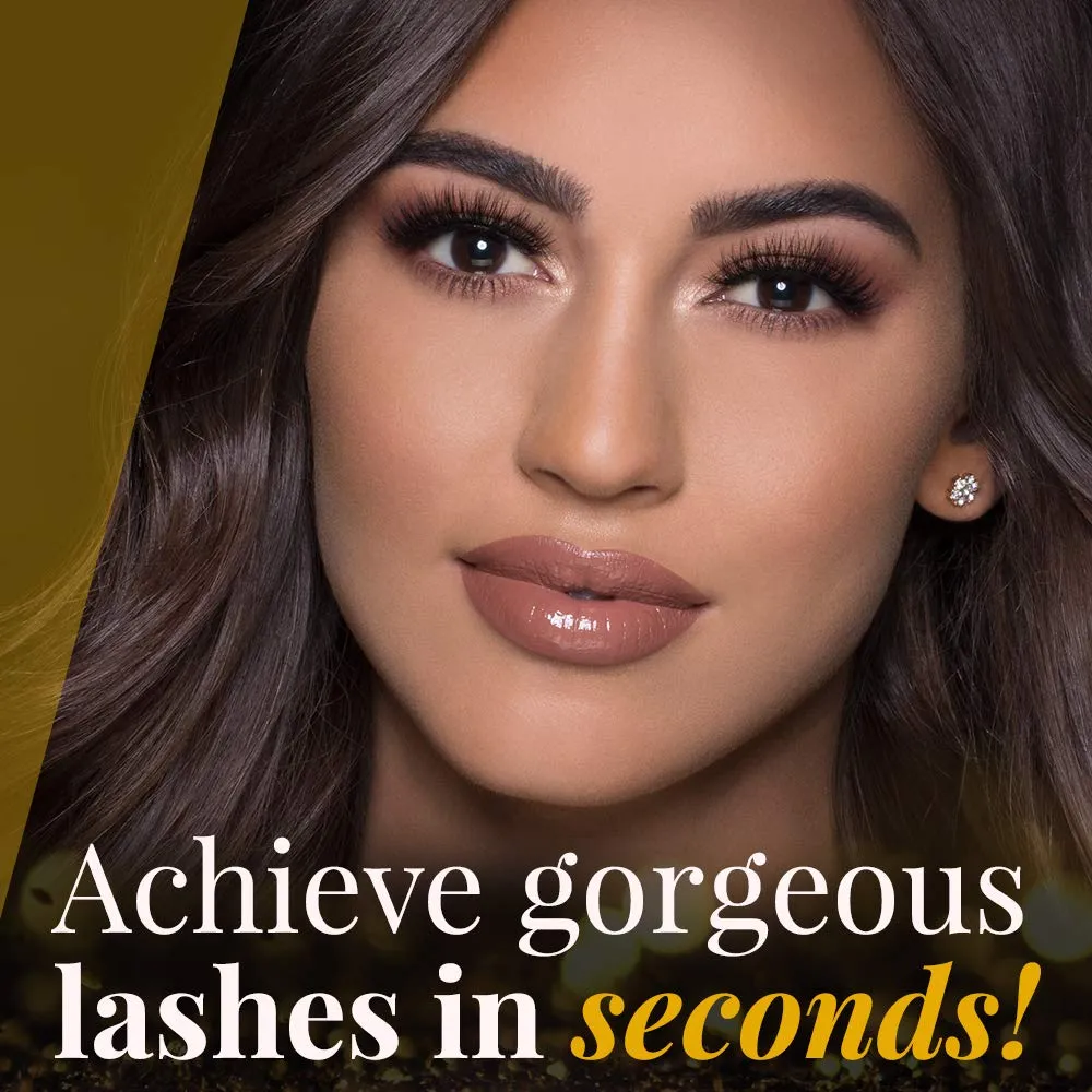 Ardell Self Adhesive False Eyelashes Demi Wispies - Reusable, Lightweight, Natural Look Lashes, No Glue Needed, 4 Pack