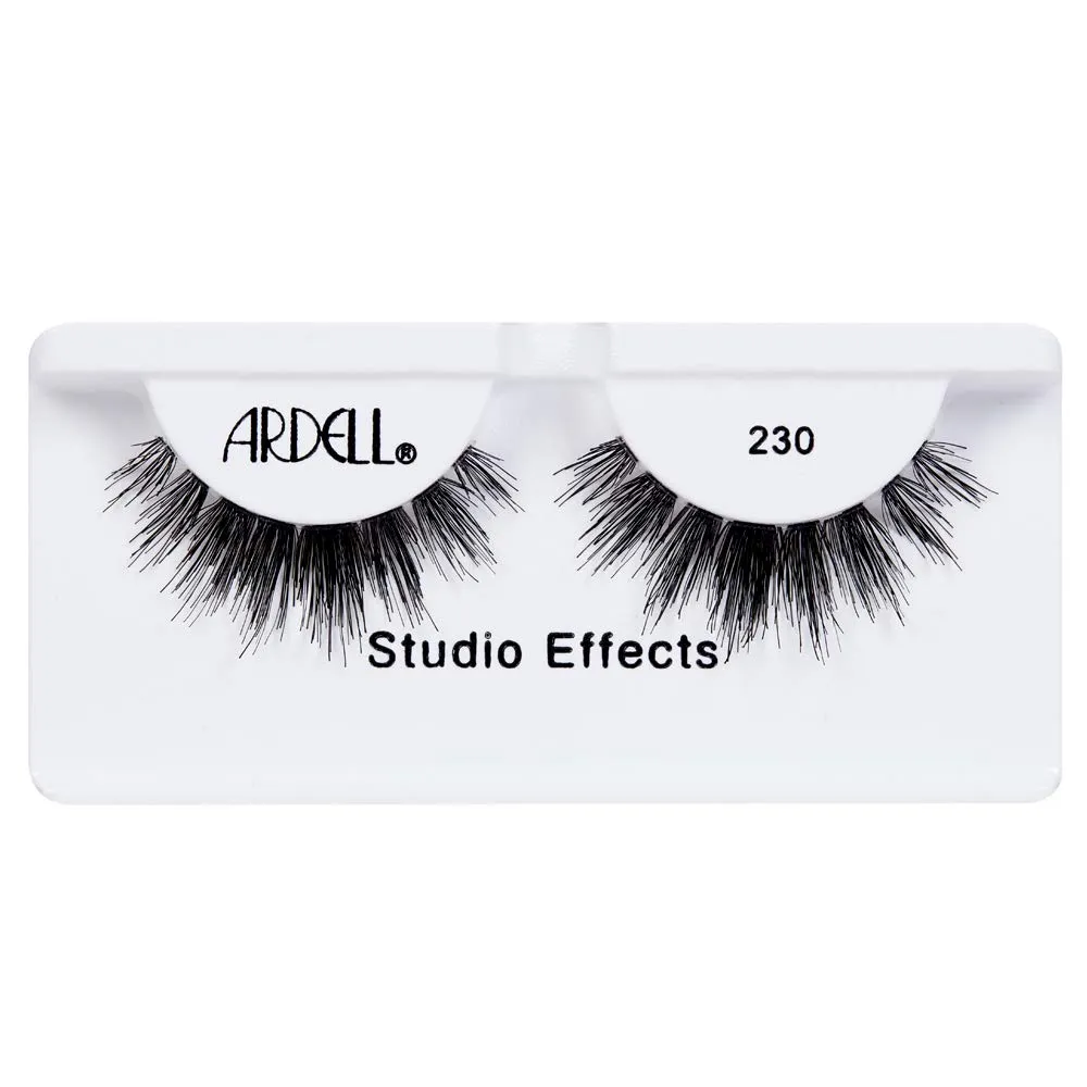 Ardell Studio Effects False Eyelashes, 230 - Reusable, Dramatic Volume Lashes for Glamorous Eye Makeup, 4-Pack