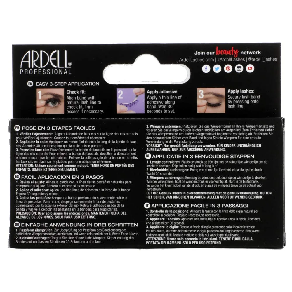 Ardell Studio Effects False Eyelashes, 230 - Reusable, Dramatic Volume Lashes for Glamorous Eye Makeup, 4-Pack
