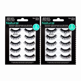 Ardell Natural Lashes Demi Wispies False Eyelashes 101 - Soft, Eye-Lifting Effect, Reusable Strip Lashes for Everyday Wear, 2 Pack