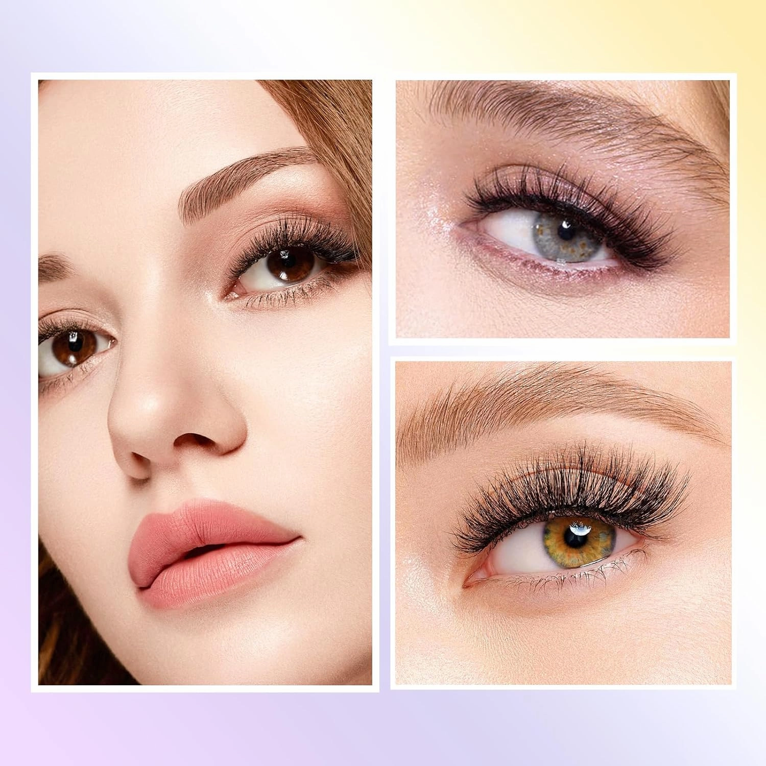 Arison Lashes Premade Lashes Fans False Eyelash Russian Extension Volume Fluff Natural Cat Eye Lash Tray(800PCS-10D-D-8-15mix)