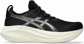 Asics Men's Gel-Nimbus 27 Running Shoe, 9, Black/Lake Grey