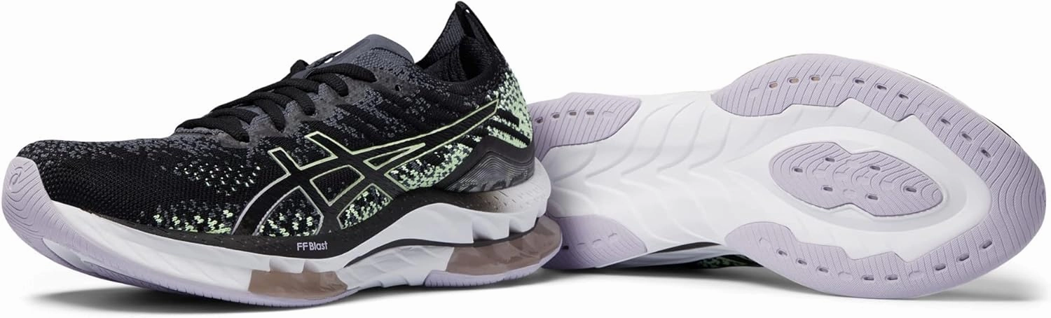 ASICS Women's Gel-Kinsei Blast Running Shoes, 11, Black/Illuminate Yellow
