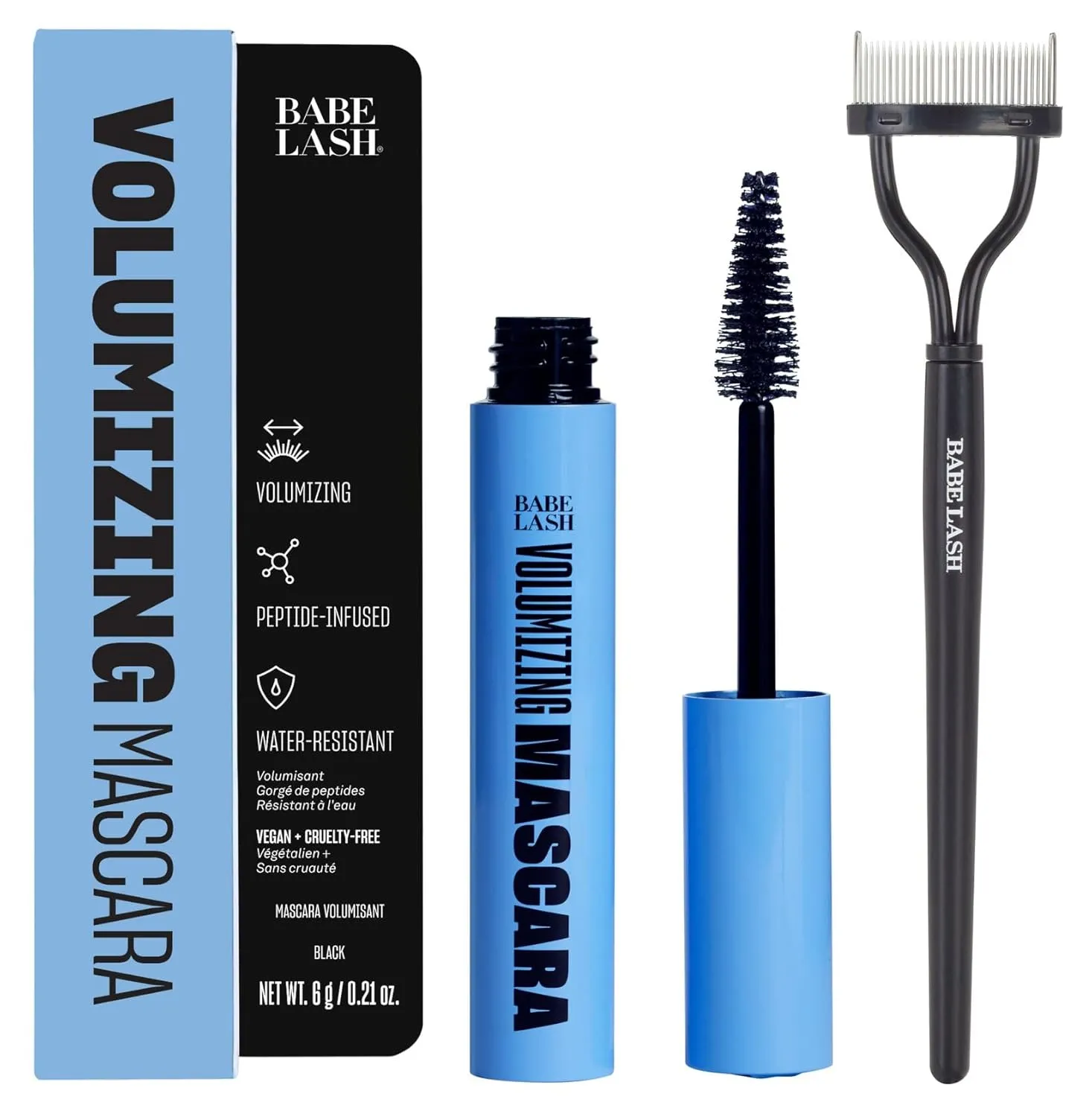 Babe Original Babe Lash Volumizing Mascara and Lash Comb Set
