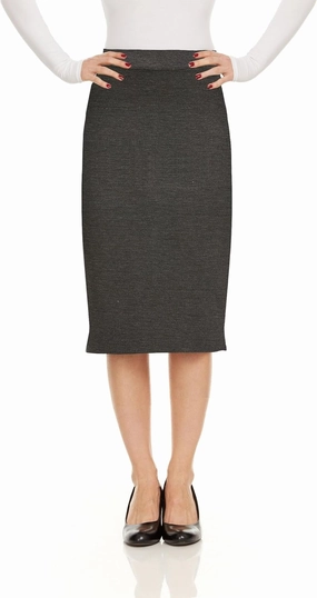 Baby'O Made in The USA Women's Pencil Skirt | Knee Length Pencil Skirt | Tailored Fit Bodycon Stretch Modest Pencil Skirts