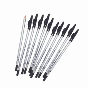 Barber Magic 12 PCS Pencil Supplies Lineup Tool with Built-in Sharpener for Men and Women Perfect Hairline over Beard, Mustache & Eyebrow Shaping